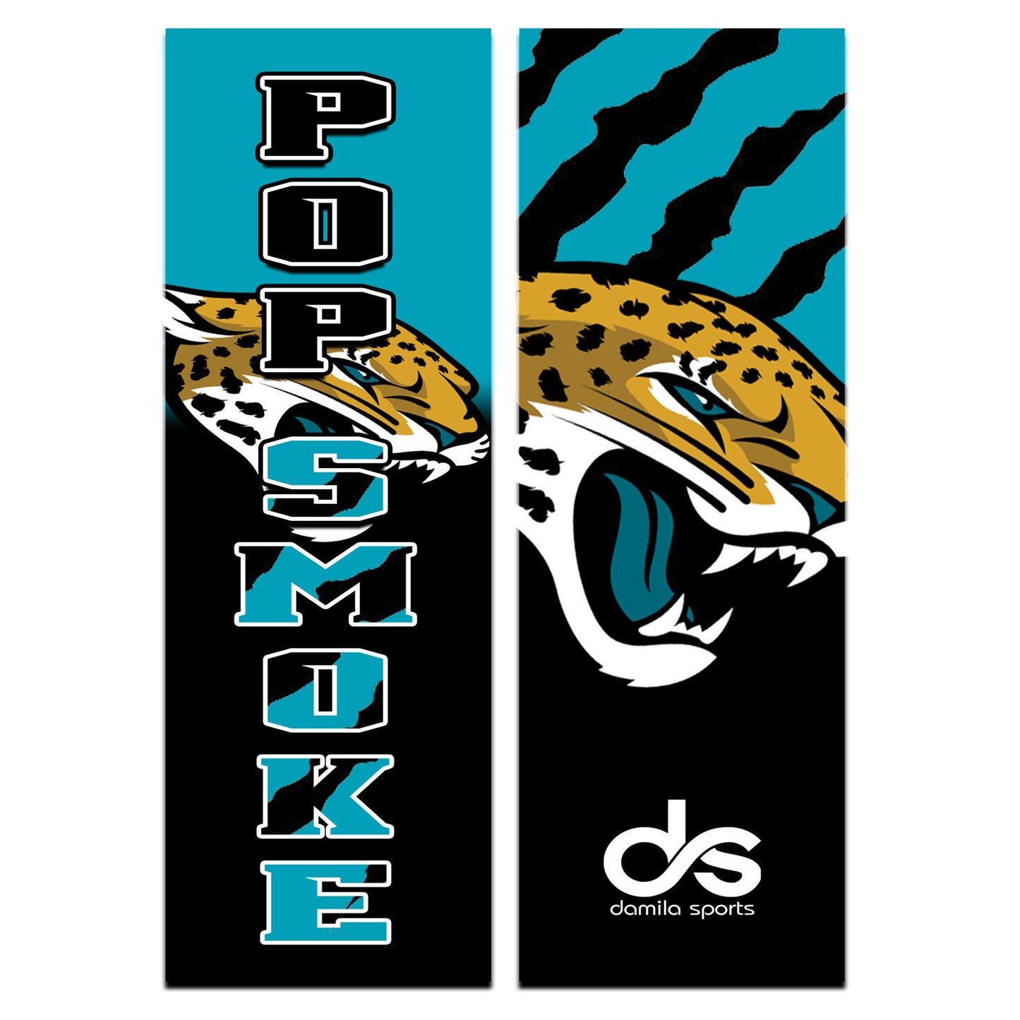 Arm Sleeve - Jaguars (TURQUOISE & BLACK)